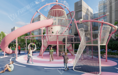 Space - Themed Multi - Functional Outdoor Children's Play Structure