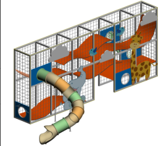 Multi - Zone Children's Comprehensive Play Structure