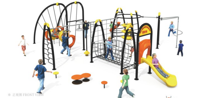 Large - Scale Multi - Functional Outdoor Children's Playground Complex