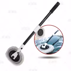 Extended Telescopic Microfiber Car Washing Mop Car Duster Adjustable Rotating Handle Car Cleaning Brushes Factory Supply