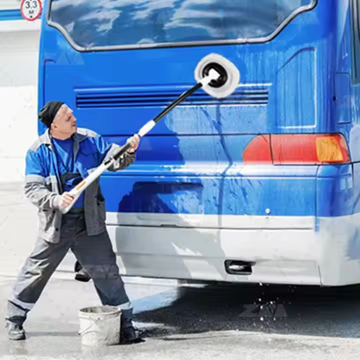 Microfiber Chenille Car Bicycle Boat Motorcycle Washer Cleaning Brush Washing Mop with Long Telescopic Handle