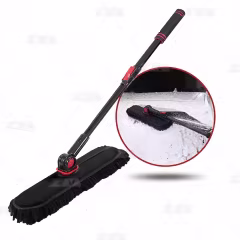 Microfiber Bicycle or Motorcycle Chain Washer Chenille Car Washing Mop with Long Handle Wash Brush