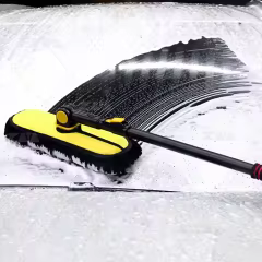 Factory Supply Bicycle or Motorcycle Chain Washer Microfiber Car Washing Mop Custom LOGO with Long Handle Car Wash Brush