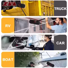 Microfiber Bicycle or Motorcycle Chain Washer Chenille Car Washing Mop with Long Handle Wash Brush