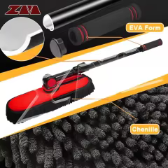 Chenille Bicycle or Motorcycle Chain Microfiber Car Washing Mop Customized with Long Handle Car Wash Brush Factory Supply