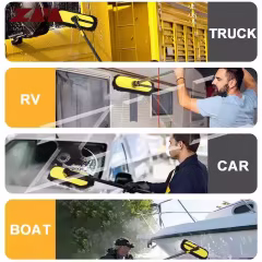 Factory Customized Chenille Bicycle or Motorcycle Chain Washer Microfiber Car Washing Mop with Long Handle Car Wash Brush