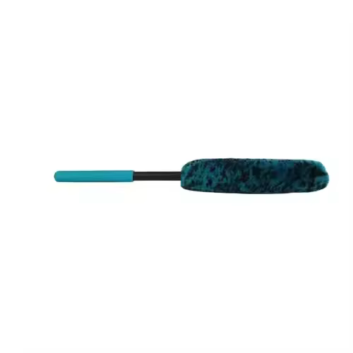 Black+Green Microfiber Car Tire Wheel Hub Washing Cleaning Detailing Brush for Auto Care