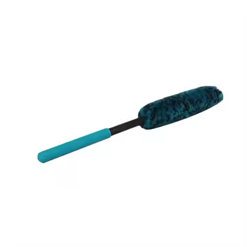 Black+Green Microfiber Car Tire Wheel Hub Washing Cleaning Detailing Brush for Auto Care
