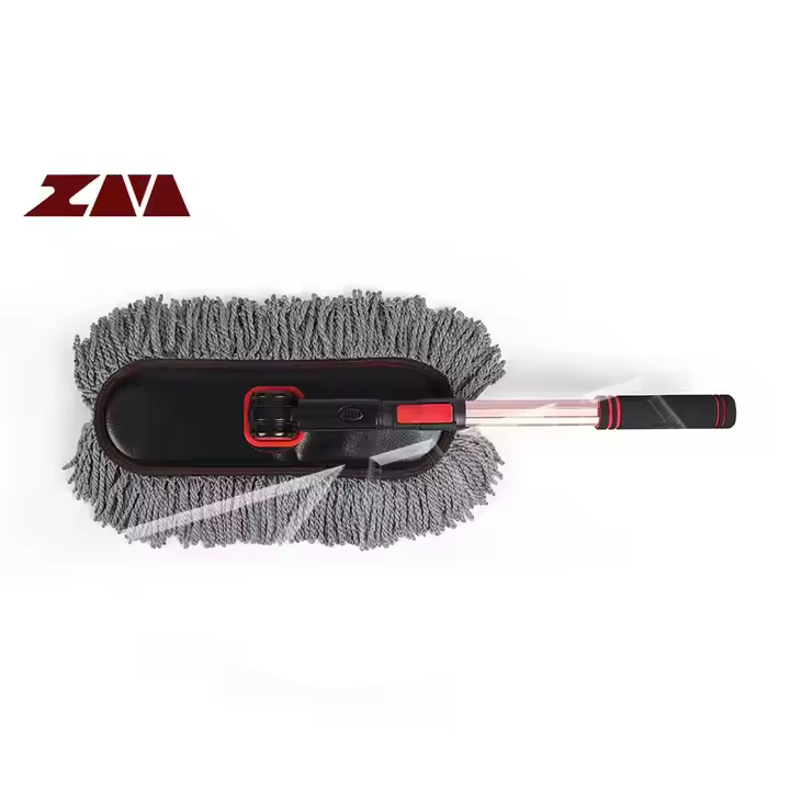 Customized Factory Supply Car duster Exterior and Interior with Telescopic Handle Car Cleaning Brush Extendable Handle