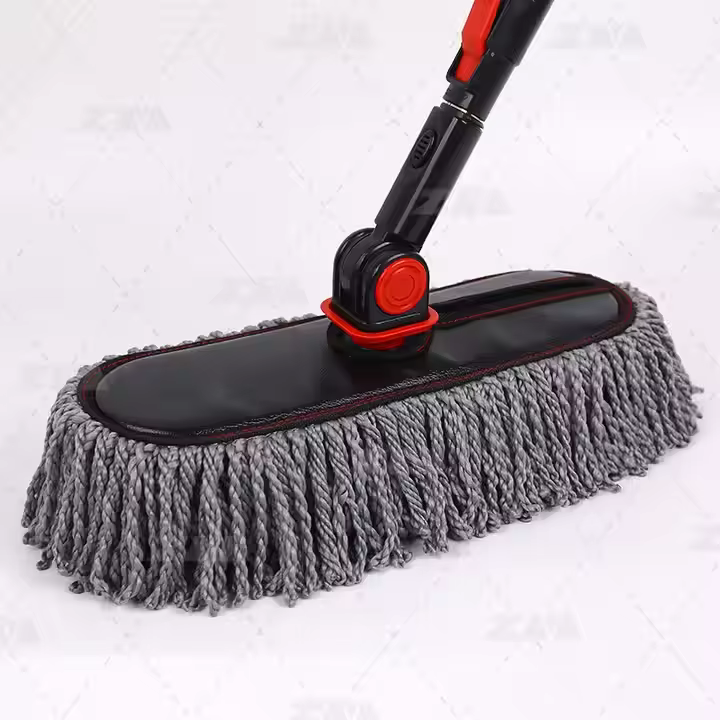 Factory Supply Microfiber Car duster Exterior with Telescopic Handle Soft Car Cleaning Brush Extendable Handle