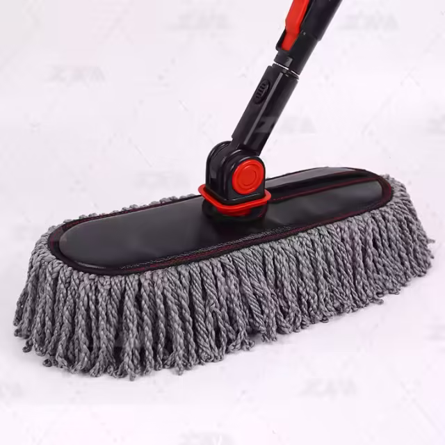 Factory Supply Microfiber Car duster Exterior with Telescopic Handle Soft Car Cleaning Brush Extendable Handle