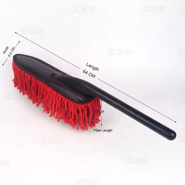 Factory Price Wax Cotton Car duster Car Cleaning with Long Handle Car Washing Mop Customized duster Auto