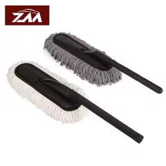 Manufacturer Supply Car Wash Brush Duster Soft Microfiber Exterior Car Cleaning Brush Microfiber Car Duster