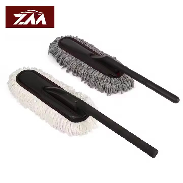 Factory White Microfiber Car Cleaning Soft Brush for Drill Tools Kit with Car Detailing Brush Set Car duster