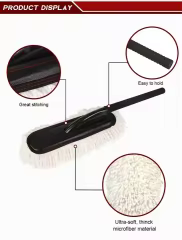 Exterior Chenille Cleaning Brush Soft Microfiber Car Duster Interior Feather Microfiber Car Duster