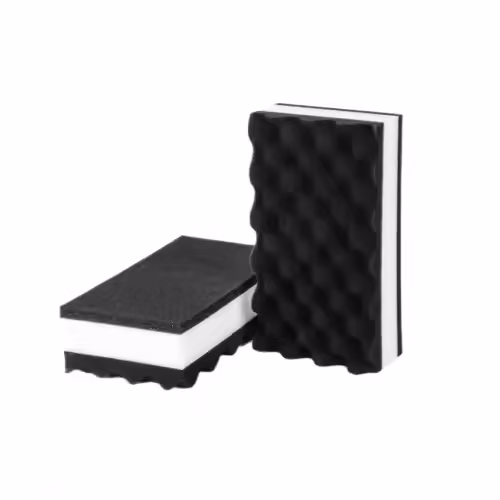 Microfiber Black Auto Car Washing Cleaning Foam Sponge Pad for Car Care and Waxing
