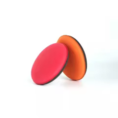 4 Inch Soft Hand Polishing Pad for Car Detailing Red Black Wax Applicator Sponge and Foam Material Car Cleaning Tool