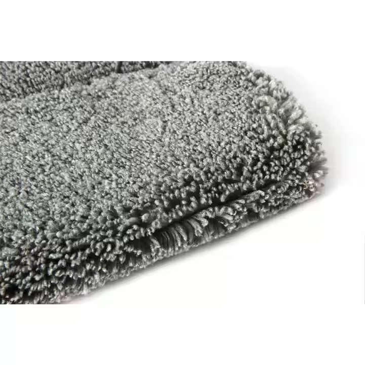 Gray Car Cleaning Waxing Polishing Microfiber Gloves Car Washing Mitt