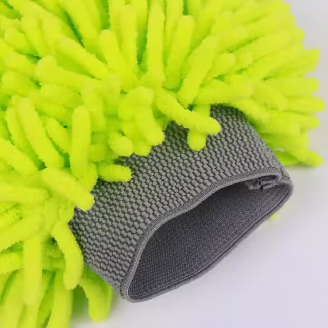 Two Side Chenille Super Absorbency Car Wash Mitt Cleaning