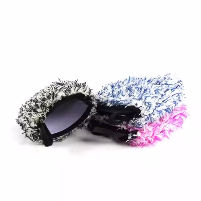 Double Side Car Cleaning Washing Mitt Gloves for Car Care