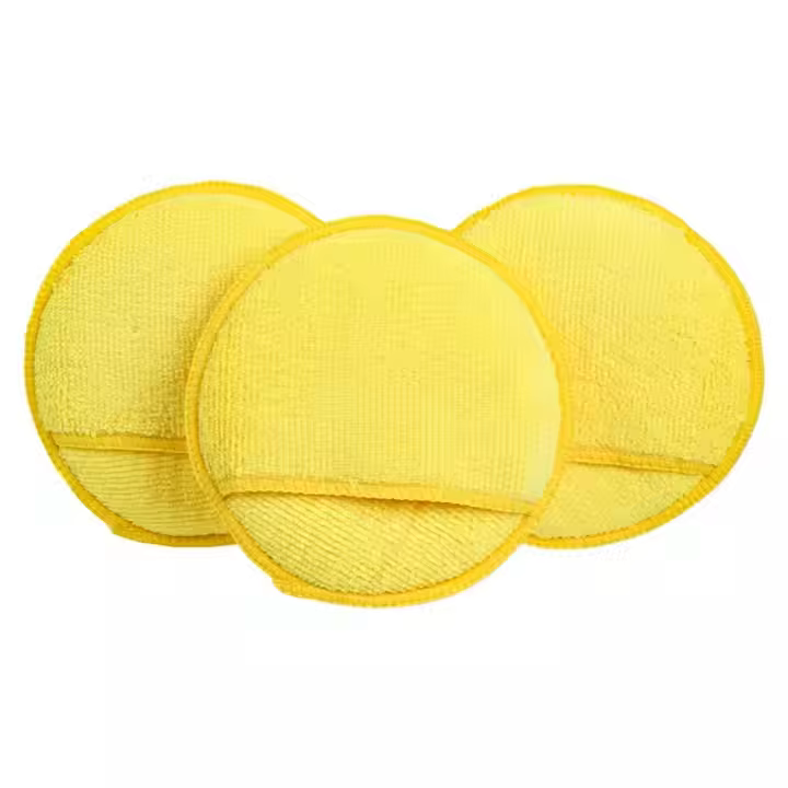 5 Inch Microfiber Waxing Applicator Foam Pads with Pocket Polishing Sponge for Car Care