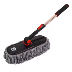 Microfiber Duster, Car Duster Kit,Interior & Exterior Cleaning Tools,Dashboard Detailing Brush,Scratch Lint Free,Pollen Removing,Extendable Handle,Truck,SUV,RV,Set of 2
