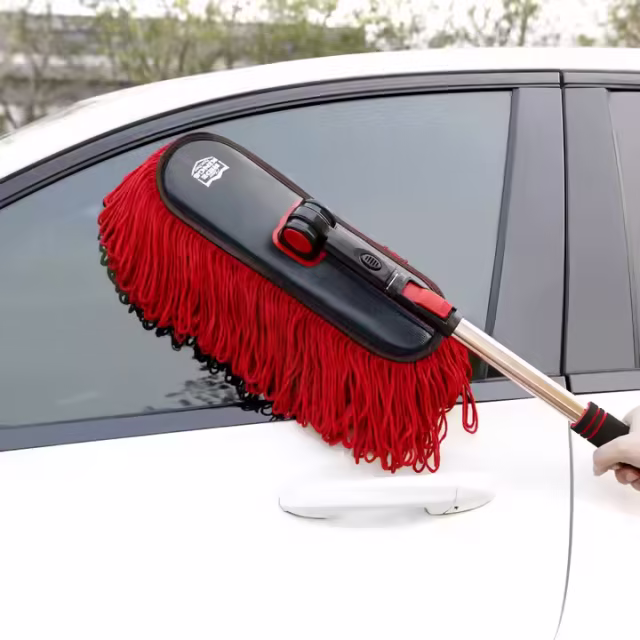Hot-sale Wax Car duster Brush Car Cleaning duster with Extendable Telescoping Handle