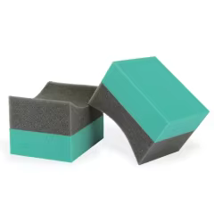 20g Green U Shape Tire Polishing Sponge Waxing Applicator Pad for Detailing