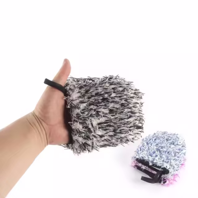 Double Side Car Cleaning Washing Mitt Gloves for Car Care