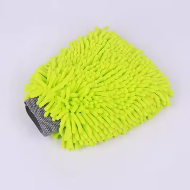 Two Side Chenille Super Absorbency Car Wash Mitt Cleaning