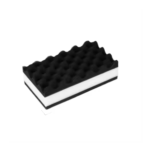 Microfiber Black Auto Car Washing Cleaning Foam Sponge Pad for Car Care and Waxing