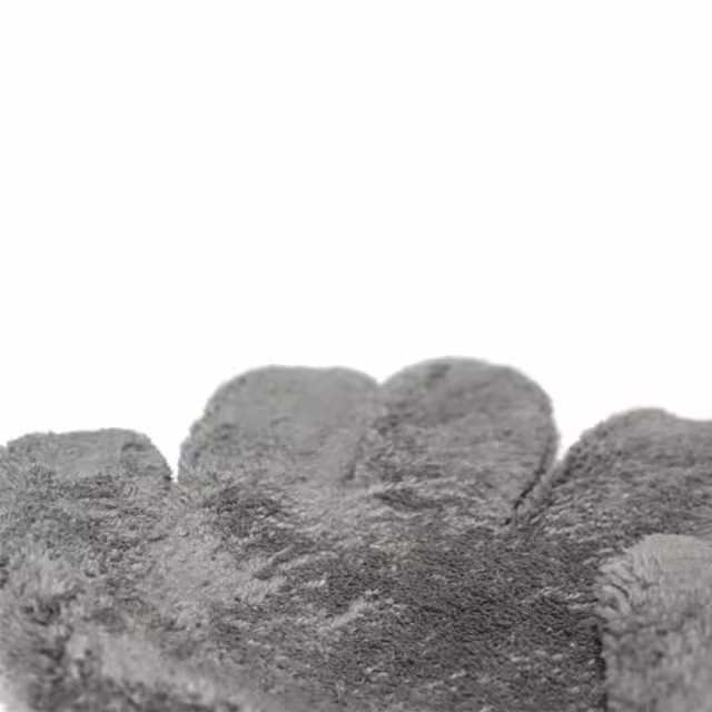 Gray Double-Sided Coral Velvet Microfiber Car Wash Mitt Gloves Dual-Sided Car Care Product