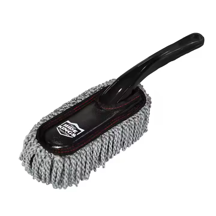 Microfiber Duster, Car Duster Kit,Interior & Exterior Cleaning Tools,Dashboard Detailing Brush,Scratch Lint Free,Pollen Removing,Extendable Handle,Truck,SUV,RV,Set of 2