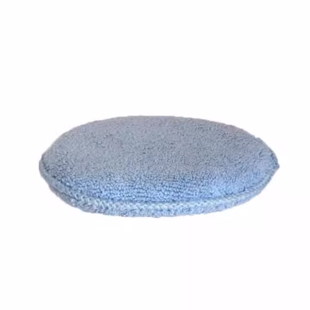 4 Inch Soft Microfiber and Foam Towel Surface Hand Waxing Pad Car Cleaning Buffing Sponge for Polishing