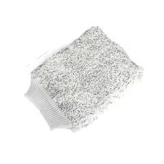 Microfiber and Chenille Double-Sided White Car Cleaning Mitt Gloves for Car Care Washing