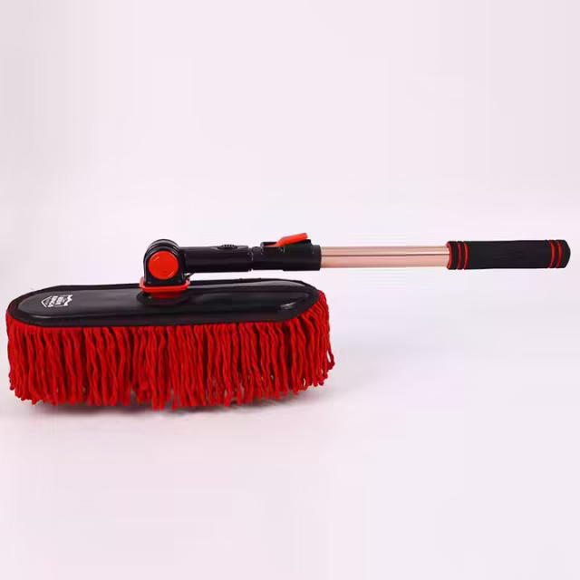 Pollen Removing Scratch Free Long Extendable Handle Car Cleaning duster Brush Microfiber Duster