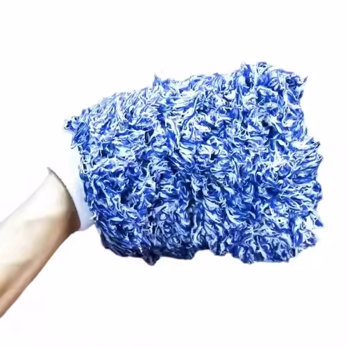 Double Side Cleaning Mitt Car Washing Microfiber Gloves for Car Care