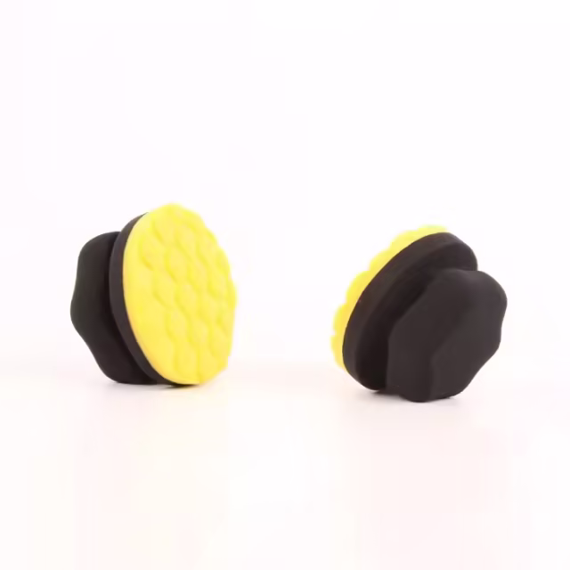 Durable Hexagon Hand Wax Car Cleaning Sponge Premium Applicator Dressing Pad for Vehicle Care