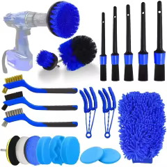 Soft Car Detailing Brush Set Auto Detailing Interior Feather Microfiber Car Duster