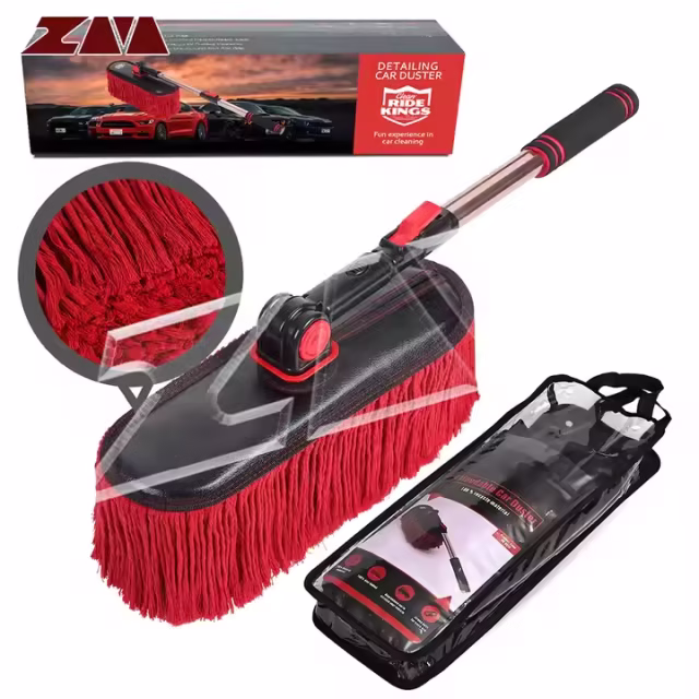 Factory Supply Car duster with Telescopic Handle Car Cleaning Brush Extendable Handle Exterior and Interior