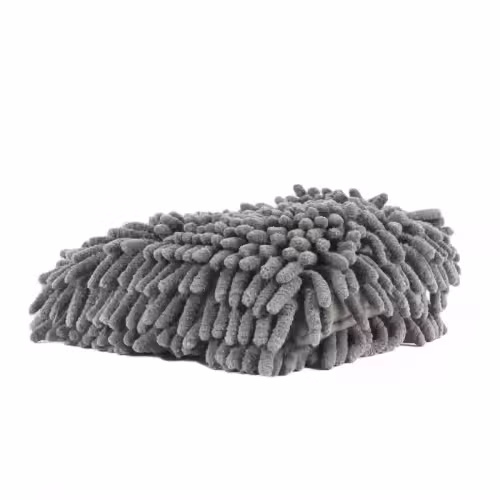 Microfiber Grey Chenille Double Side Car Cleaning Mitt Gloves Wash and Care Gloves