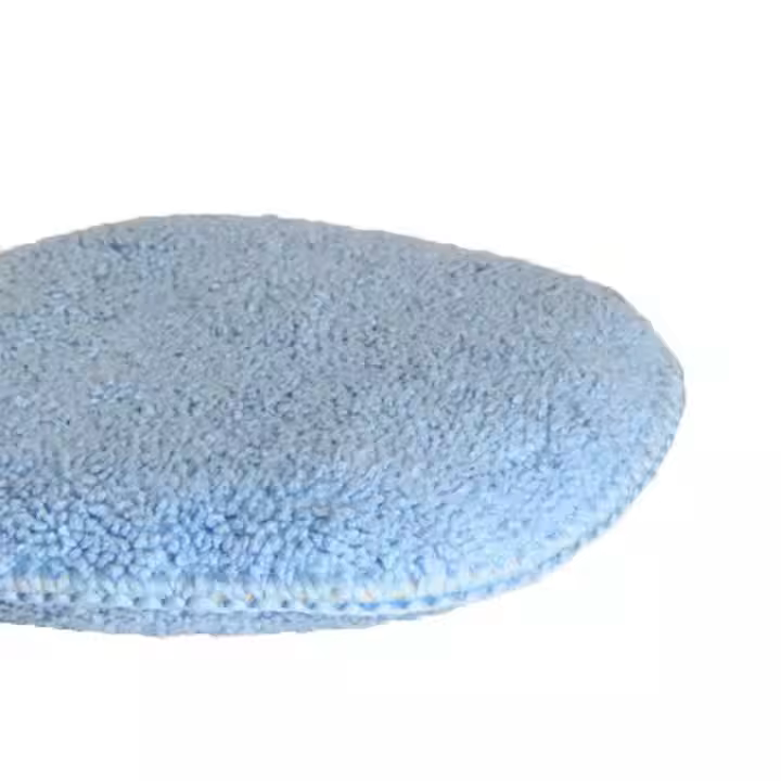 4 Inch Soft Microfiber and Foam Towel Surface Hand Waxing Pad Car Cleaning Buffing Sponge for Polishing