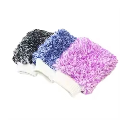 Double Side Cleaning Mitt Car Washing Microfiber Gloves for Car Care
