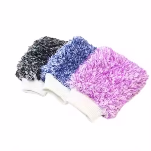 Double Side Cleaning Mitt Car Washing Microfiber Gloves for Car Care