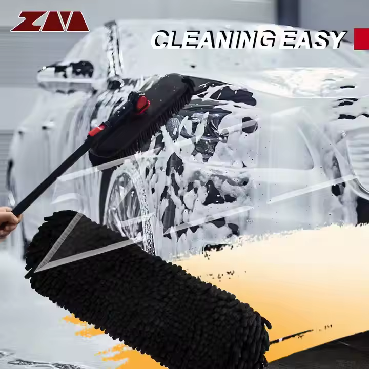 Microfiber Washing Cleaning Brush Wax Car duster Car Cleaning duster with Extendable Telescoping Handle Car Wash Mop