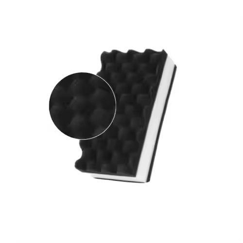 Microfiber Black Auto Car Washing Cleaning Foam Sponge Pad for Car Care and Waxing