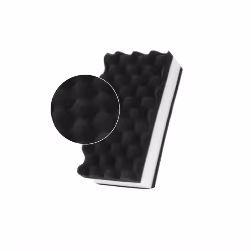 Microfiber Black Auto Car Washing Cleaning Foam Sponge Pad for Car Care and Waxing
