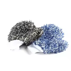 Auto Car Microfiber Gloves with Double Sided Big Finger Chenille Material for Car Care Cleaning and Washing Mitts