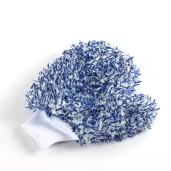 Auto Car Microfiber Gloves with Double Sided Big Finger Chenille Material for Car Care Cleaning and Washing Mitts