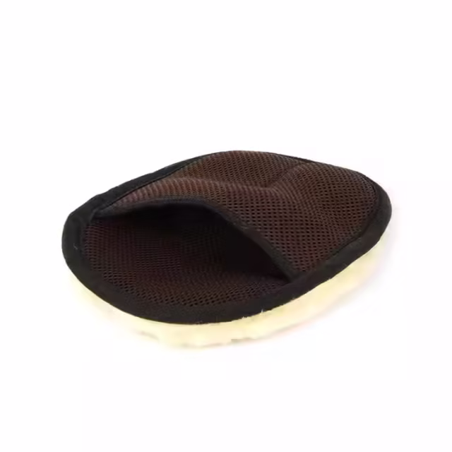 White Single Side Car Cleaning Washing Mitt Gloves for Car Care
